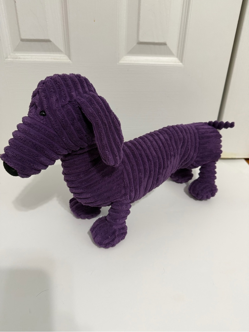Jellycat London Cordy Roy Dachshund Dog 16" Stuffed Plush Retired Purple